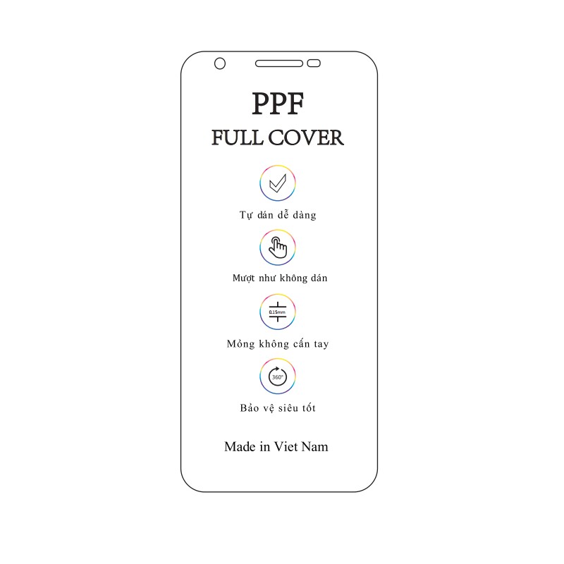 Dán dẻo PPF Pixel 3a mặt trước
