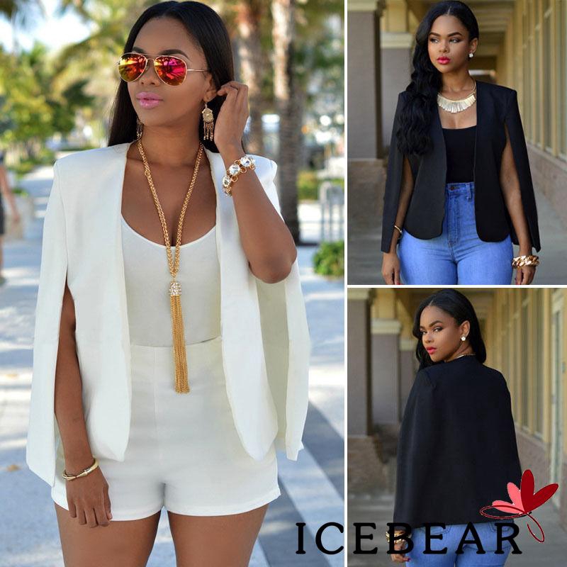 Áo khoác vest thiết kế xẻ hở tay thời trang cho nữ | BigBuy360 - bigbuy360.vn