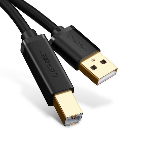 Cáp Máy In USB 2.0 Dài 1.5M UGREEN 10350 - Dây USB Máy In - Hàng Chính Hãng