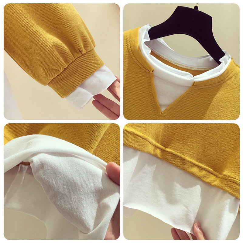 áo nỉ bông phối sáng tạo