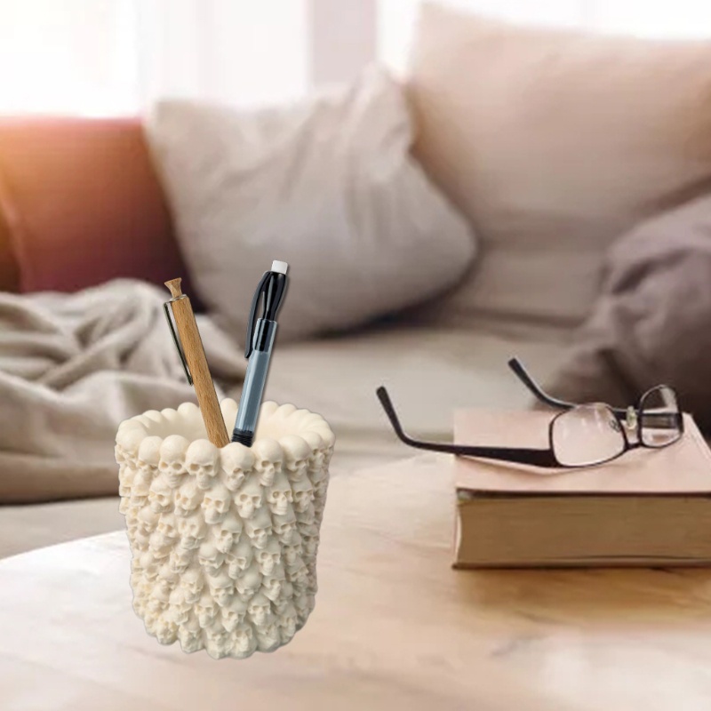 Khuôn Làm Xà Phòng Hình Đầu Lâu 3D