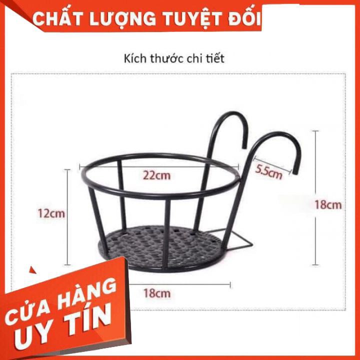 GIÁ SỈ XUẤT XƯỞNG Giỏ sắt treo hoa ban công - hàng đẹp