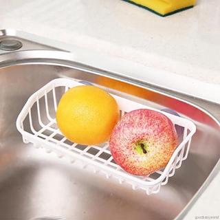 Simple Kitchen Sink Sponge Holder, Sink Shelf Soap Sponge Drain Rack Holder Storage Suction Rack