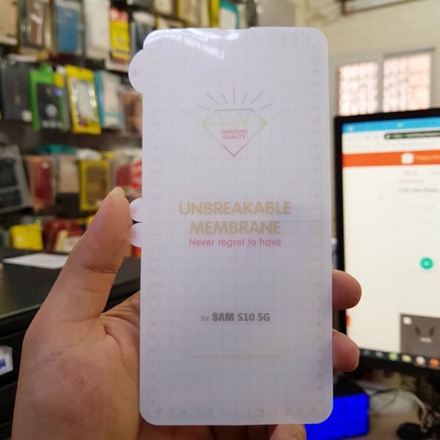 Miếng dán dẻo PPF Full màn Samsung S10 5G - Bảo vệ mang hình siêu tốt