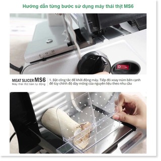🆕 Máy cắt thịt đông lạnh Komle®️ MS-305C 200w