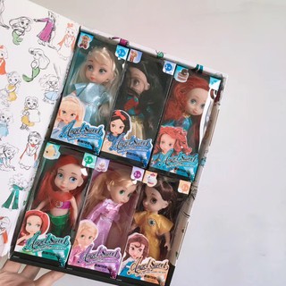 Set 6 công chúa búp bê Disney