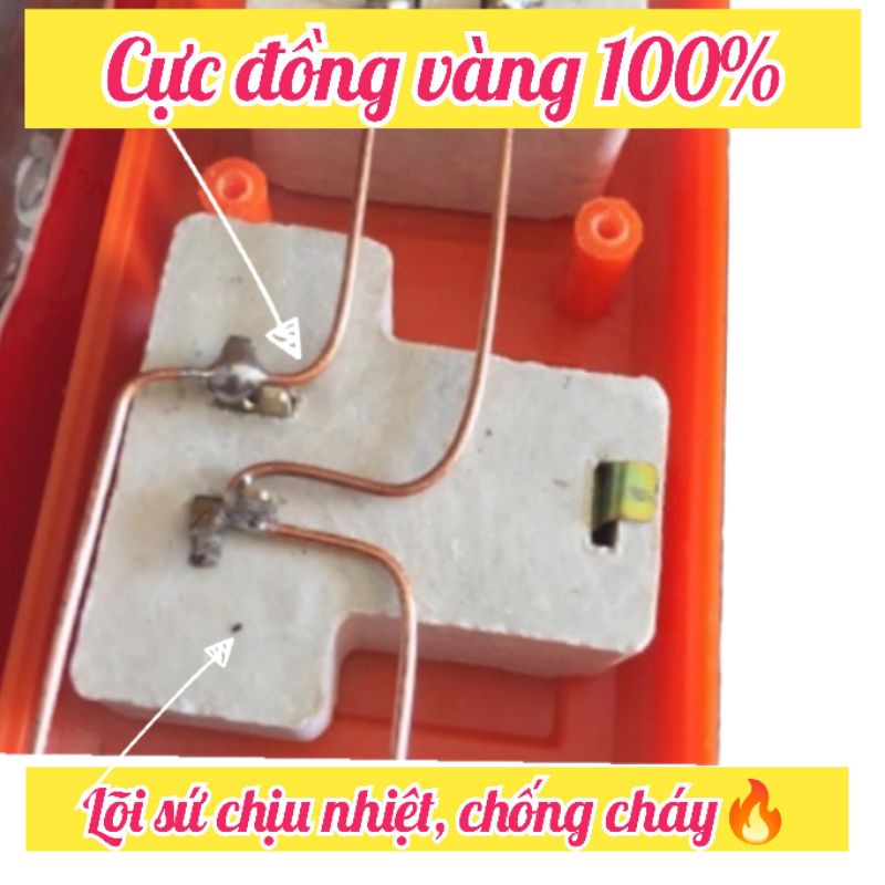 [N420/C[ Ổ cắm điện không dây Nival cao cấp lõi sứ chống cháy 2200W