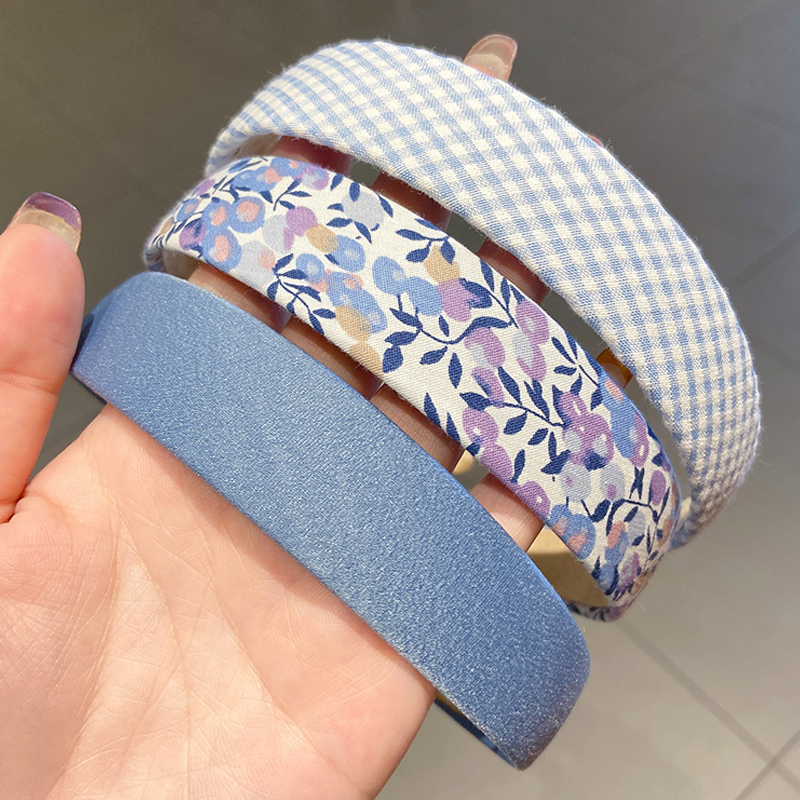 Băng đô rửa mặt in hình đơn giản thời trang Hàn Quốc sành điệu cho nữ