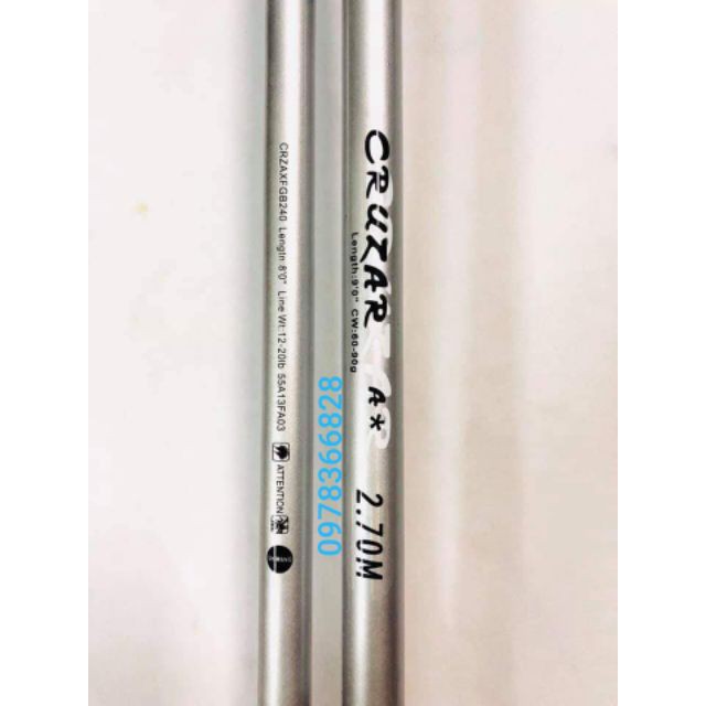 Cần câu SHIMANO CRUZAR 2 khúc rỗng 3m