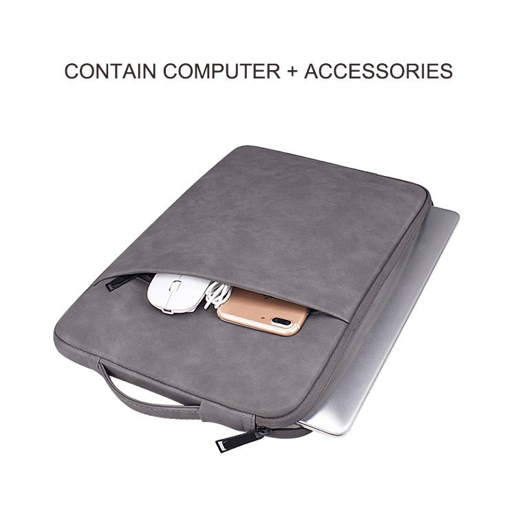 Túi da PU đựng Macbook Pro Air 13.3 tiện dụng | BigBuy360 - bigbuy360.vn