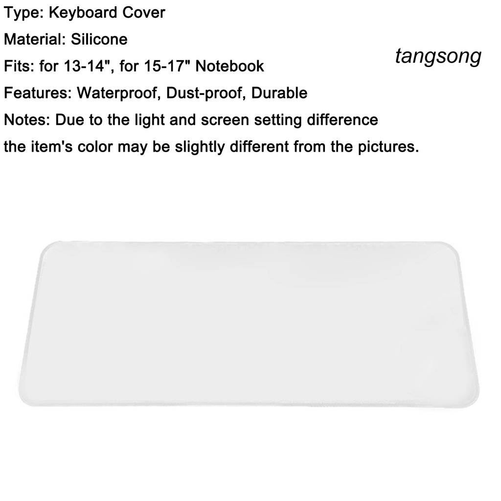 Miếng Dán Bàn Phím Silicon Siêu Mỏng Nhiều Màu Sắc Cho Laptop