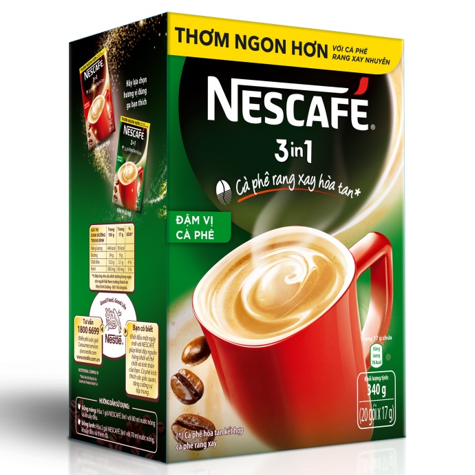 Cà Phê Hòa Tan 3in1 Nescafe Xanh