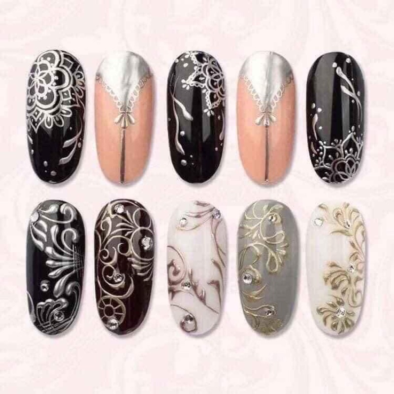 Gel Nhũ Cao Cấp Metan Siêu Sáng Nail