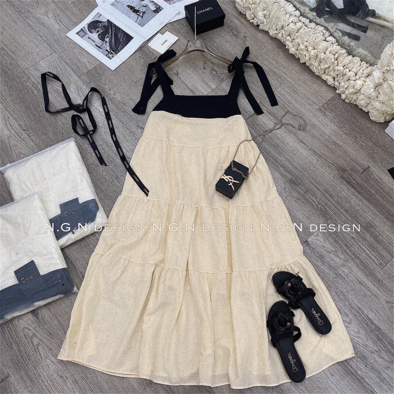 VÁY BE DÂY NƠ BABYDOLL