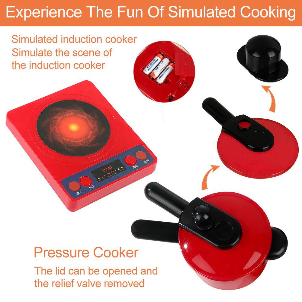 LAY Set 51 Đồ Chơi Lò Vi Sóng Mini Có Đèn Và Âm Thanh Cho Bé