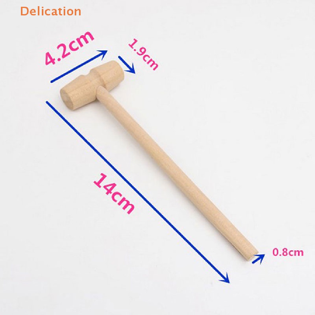 Set 10 Búa Gỗ Đồ Chơi Mini Thay Thế Cho Bé