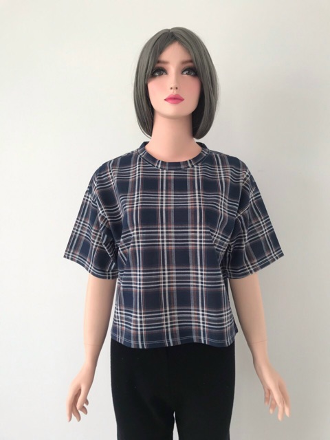 Áo kẻ From lỡ xuất dư xịn