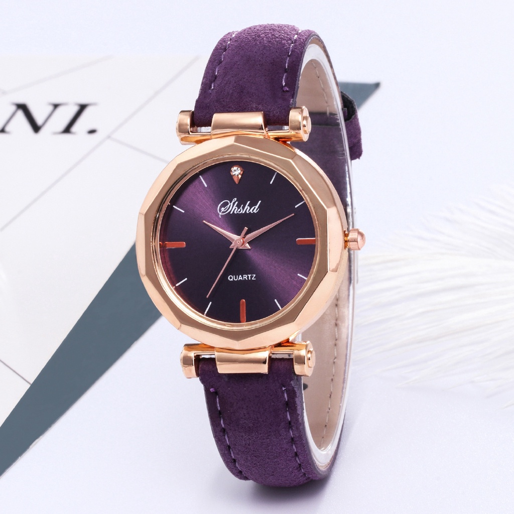 Kegllect Đồng Hồ Nữ Dây Da Pu Thời Trang