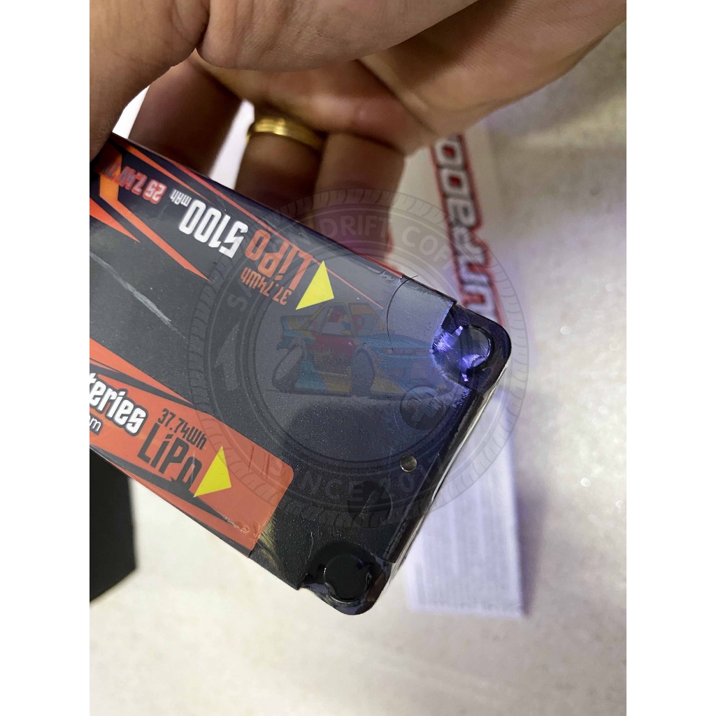 Pin HardCase SUNPADOW 2s 7.4V 5100mAh 70C