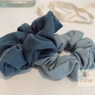 Set 2 Scrunchies - Cột tóc Linen vintage (Blended Linen Size Mini)
