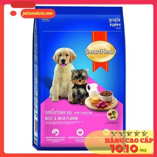 [ HSD 2/2022 ] Đồ ăn chó con 🔥 FREESHIP 🔥 Smartheart Puppy 400gr thức ăn hạt dùng chó con dưới 1 năm tuổi - PetZoneHCM