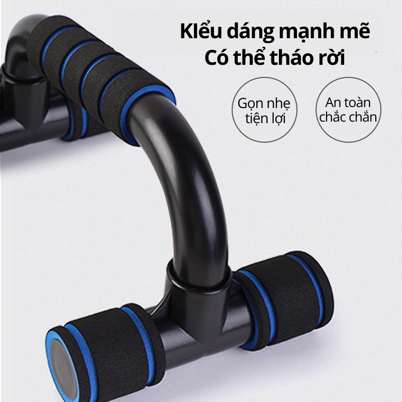 Dụng Cụ Tập Hít Đất Chữ U Push Up Stand Chống Đẩy Chân Thằng Tập Ngực Tập Vai