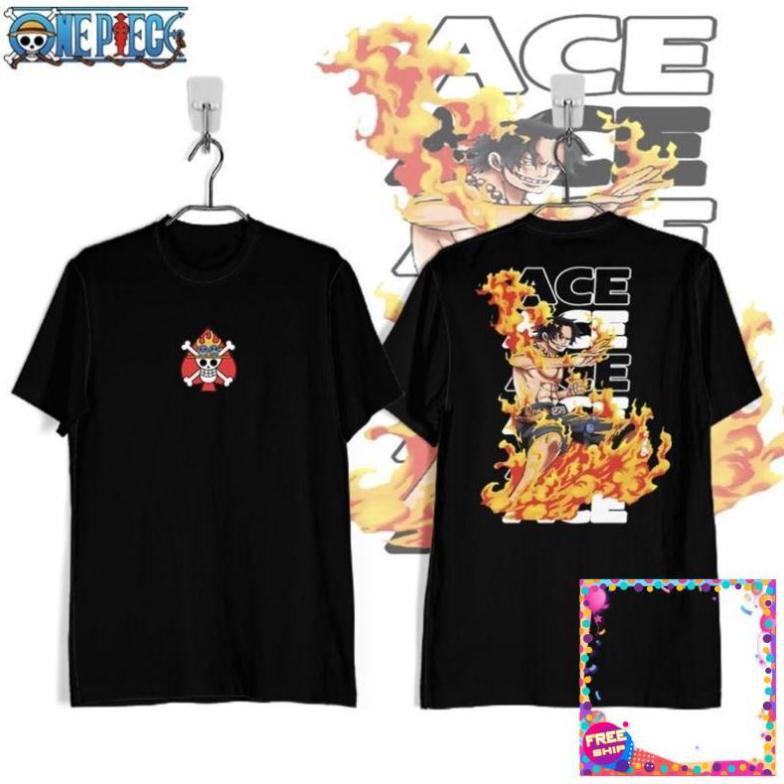 NEW -  [SUPER] SIÊU HOT -  Áo thun One Piece x ANSTHTCS - Ace - One Piece Anime cực chất