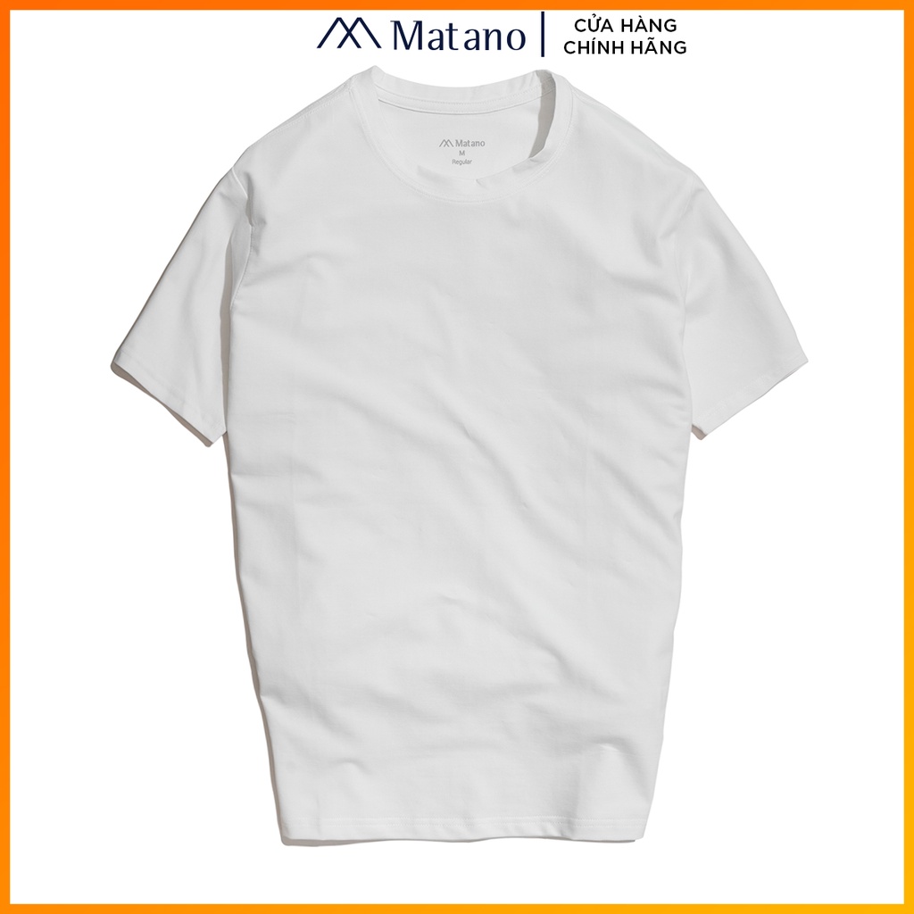 Áo thun nam cổ tròn trơn MATANO 042 - Áo phông nam ngắn tay đơn giản dễ mặc vải cotton 4 chiều đẹp giá rẻ | BigBuy360 - bigbuy360.vn