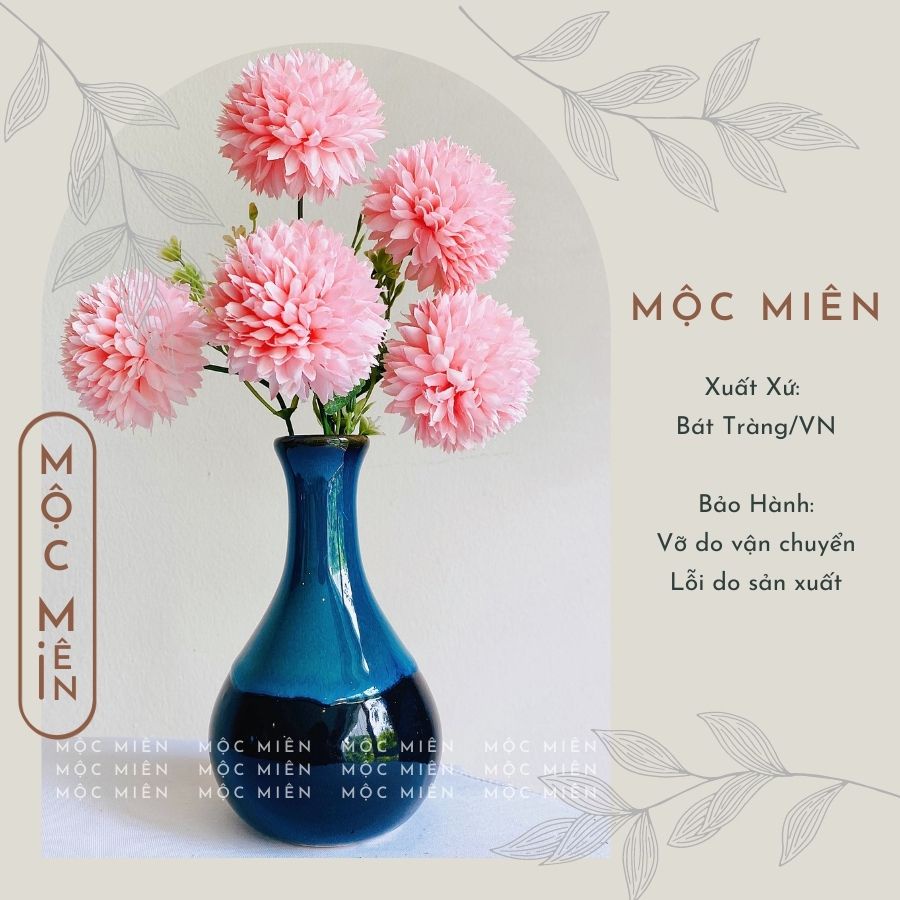 LỌ HOA MINI-20 mẫu mới - MEN HOẢ BIẾN/MEN MÁT - Gốm TUPO - gomtupo - GỐM SỨ BÁT TRÀNG