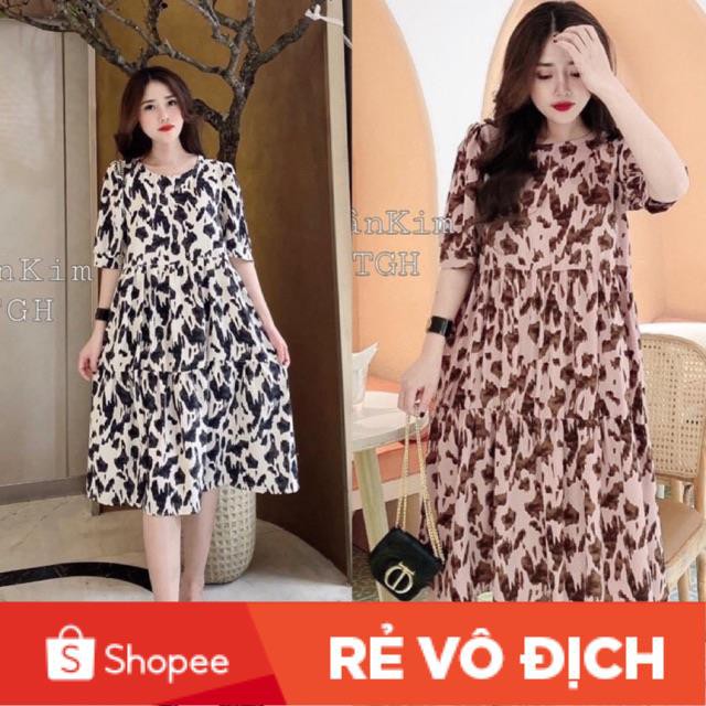 [Xả kho] Váy bầu đầm bầu chất von thái, mát, mềm, mịn💕from to 70kg vẫn mặc đc💕free size 💕cam kết y hình