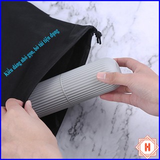 Hộp Đựng Bàn Chải Kem Đánh Răng Hình Trụ Đi Du Lịch Độc Đáo { H }