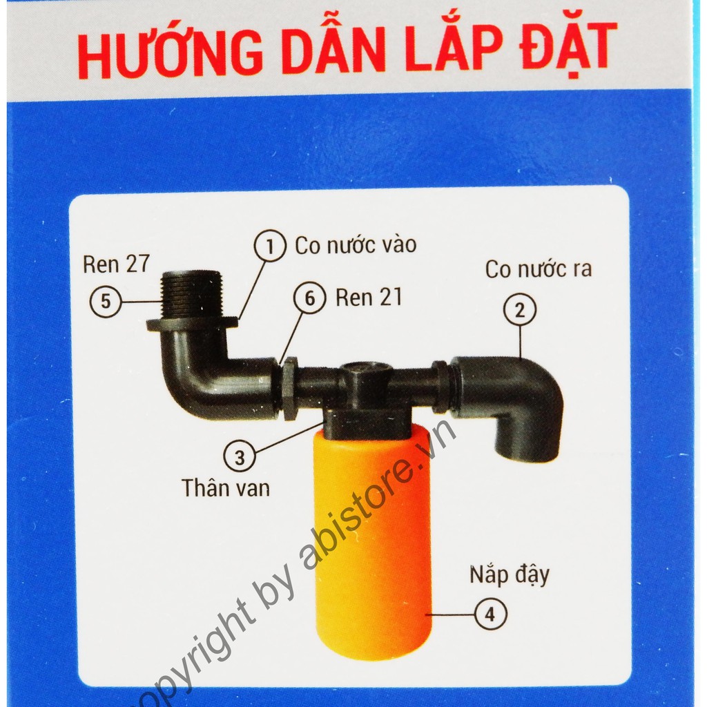 [Giá hủy diệt] Van phao thông minh PT - ST 2020 và VD - 01 bảo hành 1 năm cho mọi loại bể nước, két nước bồn cầu