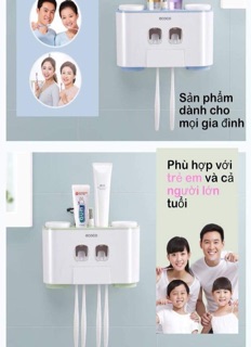 Bộ nhả kem đánh răng cao cấp ecoco