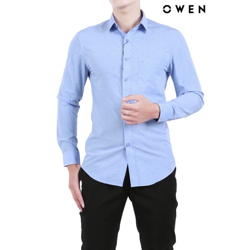ÁO SƠ MI NAM DÀI TAY THƯƠNG HIỆU OWEN (regularfit)