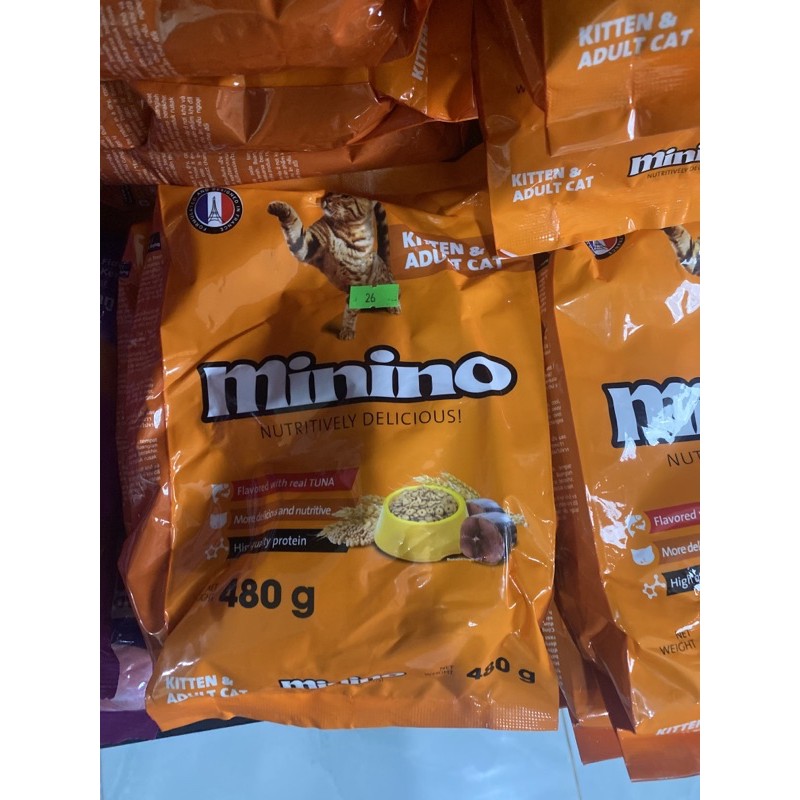 Hạt mèo Minino gói 480g