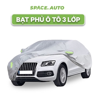 Bạt phủ ô tô, che nắng 3 lớp cao cấp chống mưa, chống nắng, chống cháy