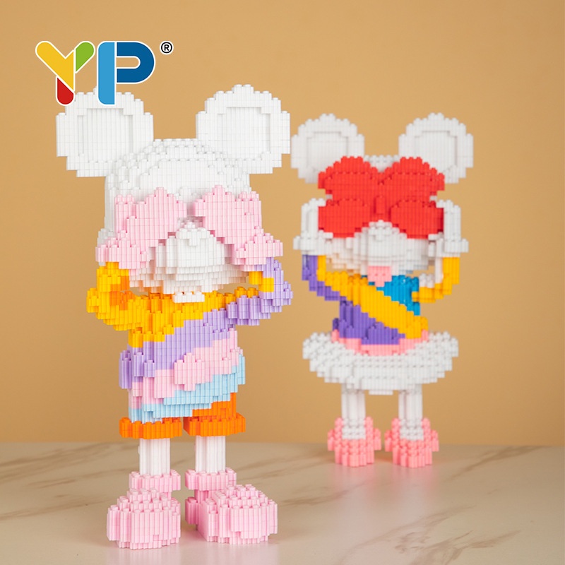 Đồ Chơi LEGO Lắp Ráp Hình Chuột Mickey Minnie Dễ Thương