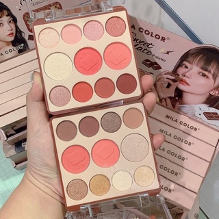 Bảng phấn mắt Mila color chocolate