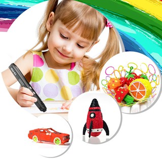 8.23【COD】High Temperature PLA 3D Pen 3D Printing Pen Drawing Printer With Free Filament
