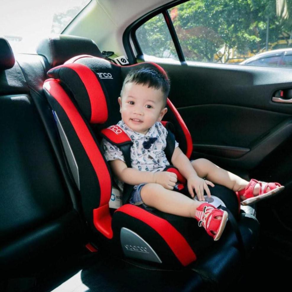Baby Car Seat Ghế Ngồi Ô Tô An Toàn CAO CẤP Cho Trẻ Em Sparco Child Seat F1000K Bé Từ 9 Tháng - 12 Tuổi (nhiều màu sắc)