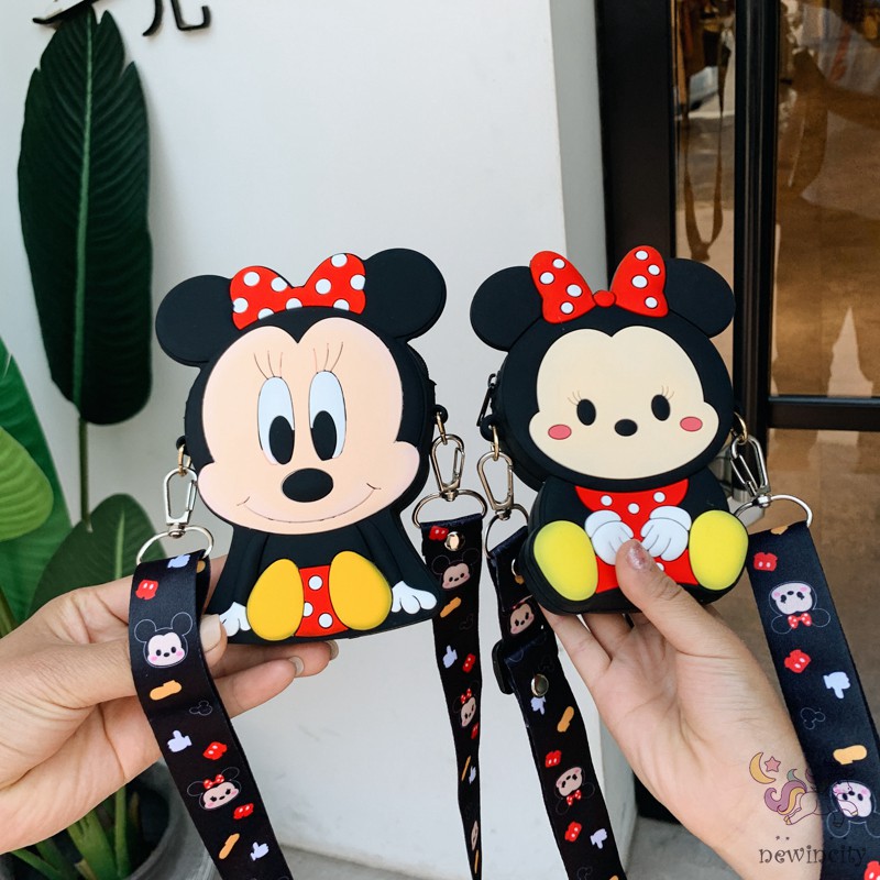 Túi Xách Tay Hình Chuột Mickey / Minnie Đáng Yêu Cho Bé