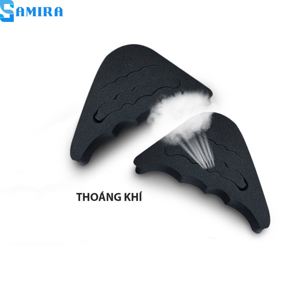 2 Miếng mút lót mũi giày cao gót giày tây nam cao su non đệm êm ngón chân thoáng khí giảm size SA8