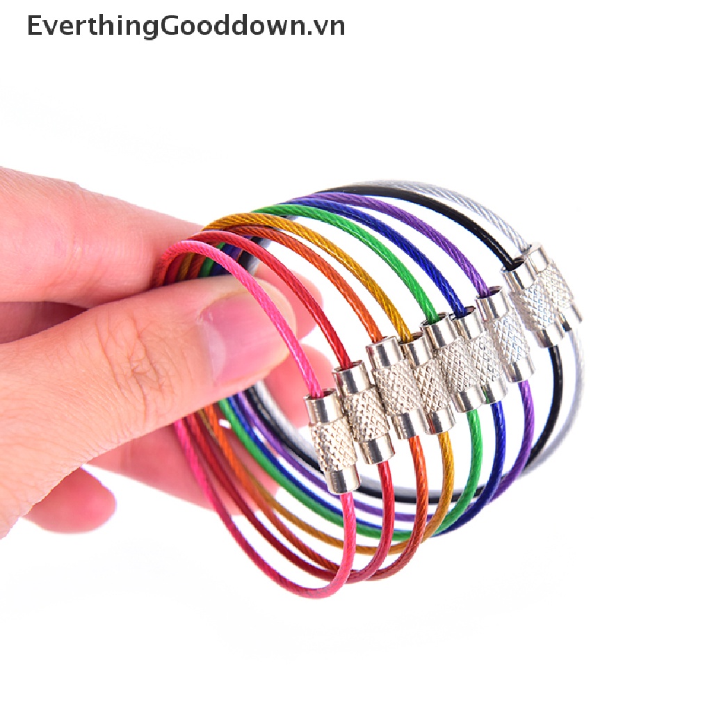 Everthinggooddown Dây Móc Khóa Bằng Thép Không Gỉ
