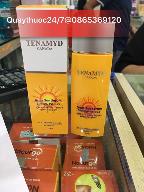 ✅TINH CHẤT CHỐNG NẮNG AQUA SUN SERUM TENAMYD