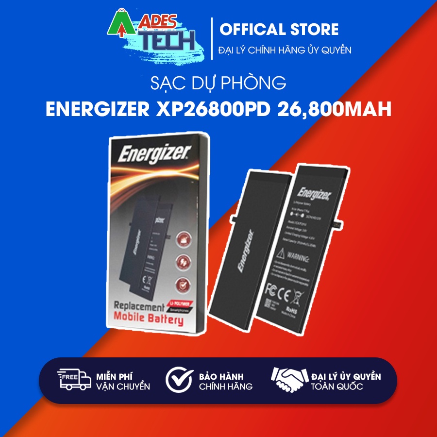 Pin Energizer 2915mAh cho iPhone6 Plus ECA6P2915P - BẢO HÀNH 12 THÁNG