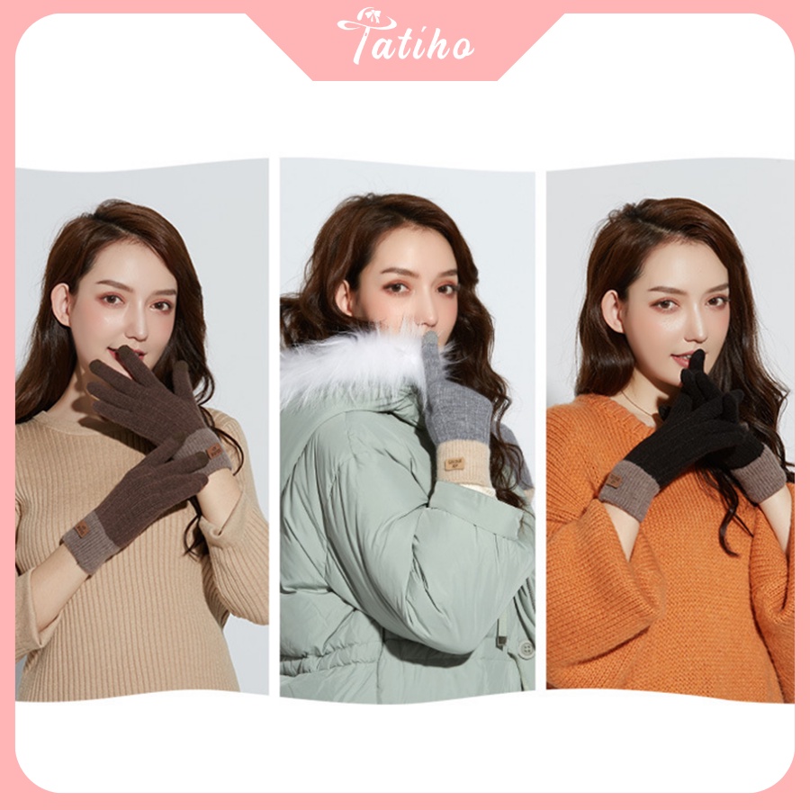 Găng Tay Len, Bao Tay Nữ Giữ Ấm Mùa Đông Golove Joy Cảm Ứng Từ - Mã BT002