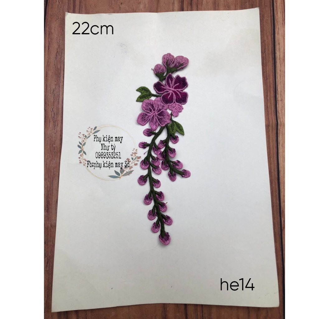 [Ảnh thật] [Có sẵn] hoa ren thêu mềm mại 22cm