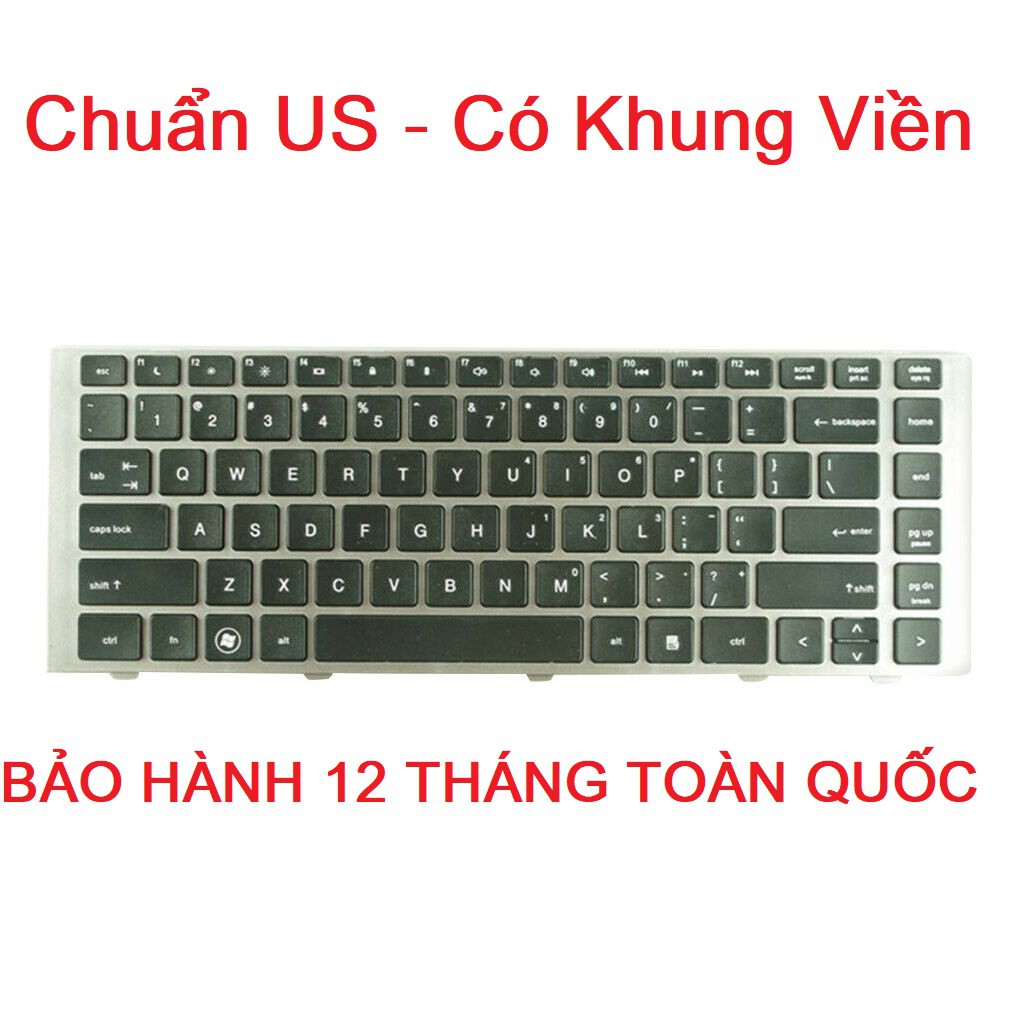 Bàn Phím Laptop HP ProBook 4440S 4441S 4445S 4446S - Loại có Khung - Hàng Mới 100% Bảo Hành Toàn Quốc