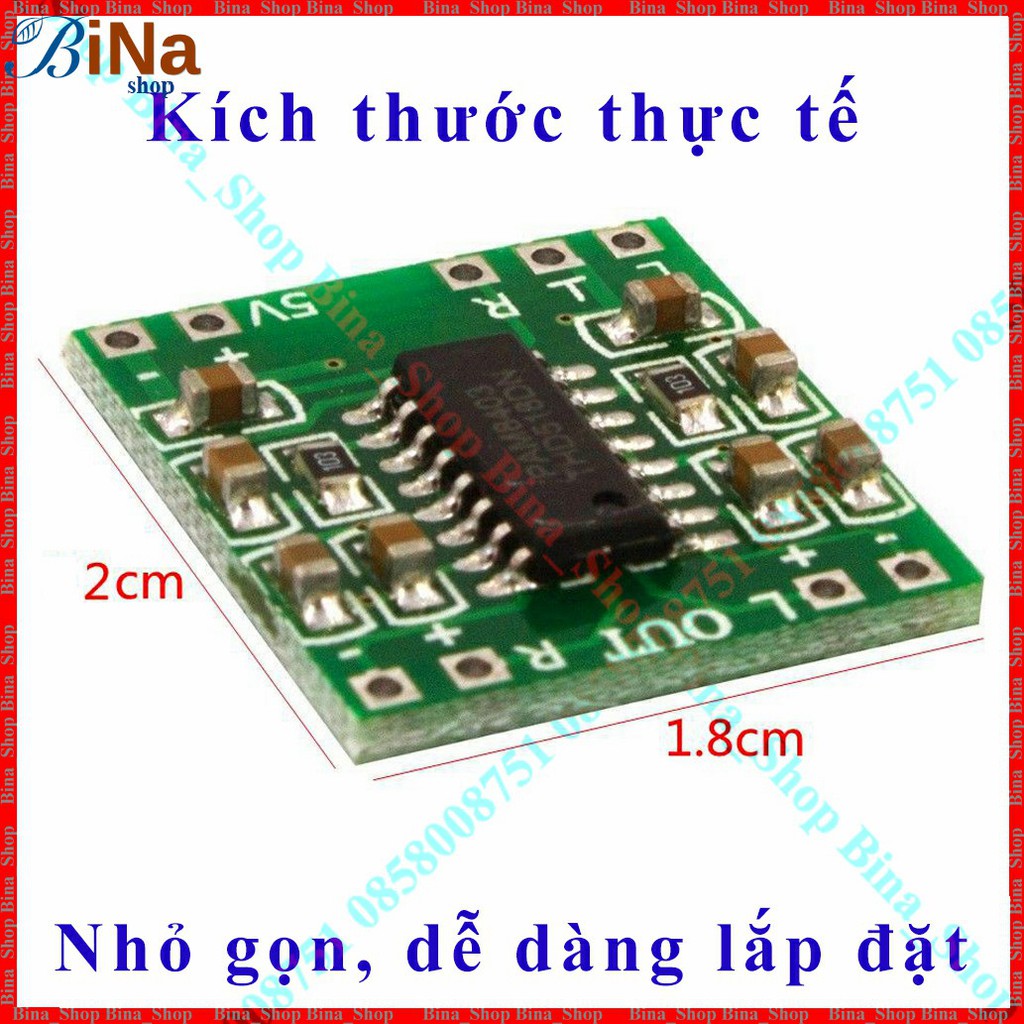 Mạch khuếch đại âm thanh PAM8403 2x3W 5V