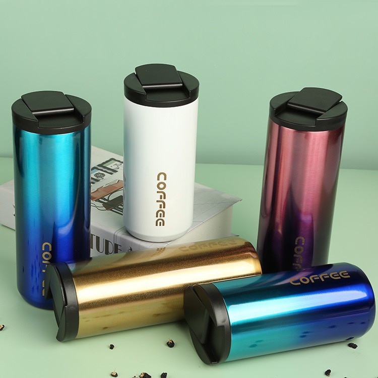 Bình Giữ Nhiệt Khắc Tên Coffee Holic 2 Inox Cao Cấp 550ml Bảo Hành 6 tháng- Rick Store